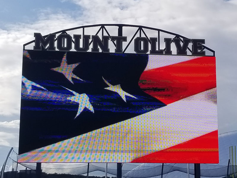 Videoboard installation project